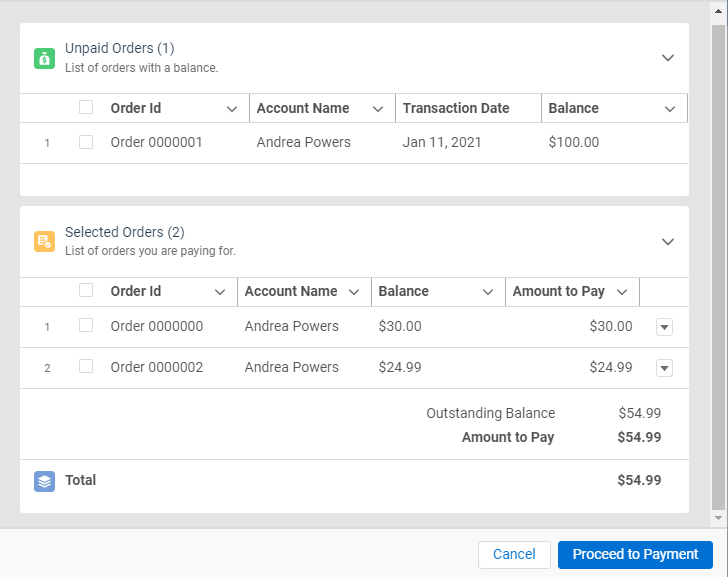 One Pay CH - Select orders.PNG