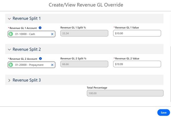 Create View Revenue GL Override botton form with data.jpg