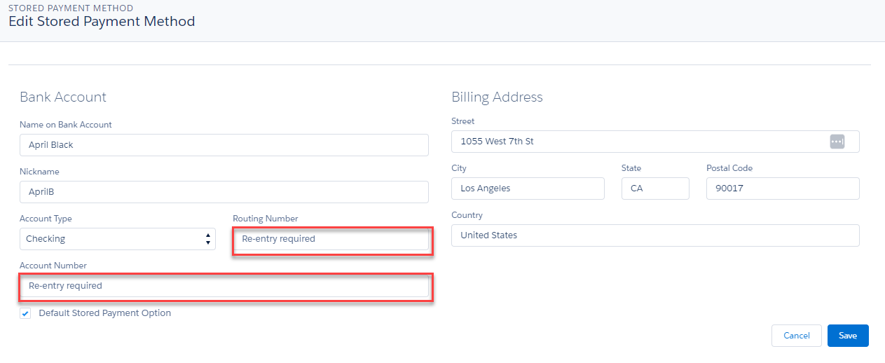 Edit Stored Payment Methods Bank account Staff view.png